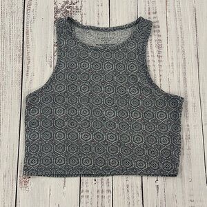 ‼️4/$15‼️Aeropostale Crop Top Racer Back Women’s Size M Boho Floral Design